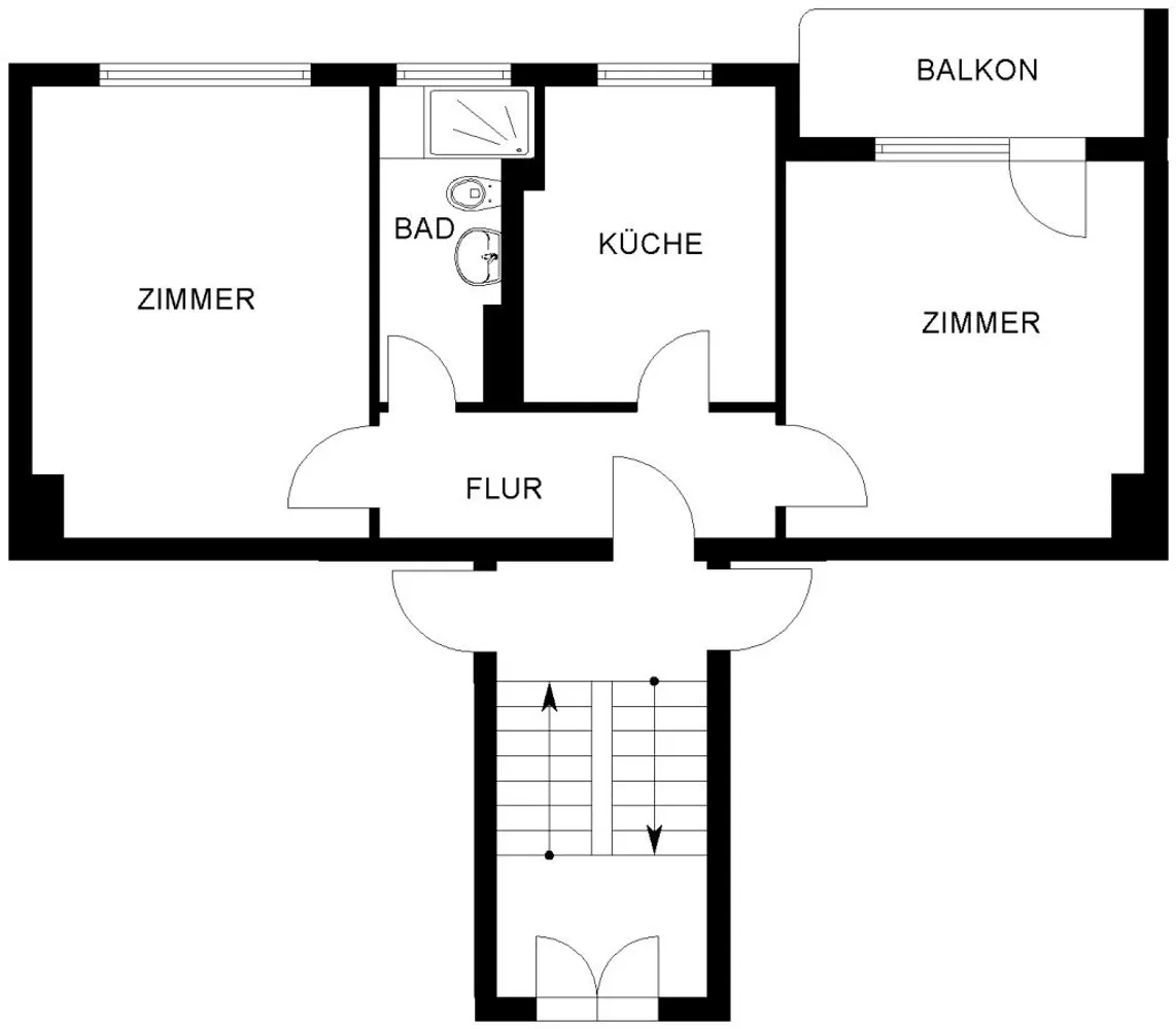 2 Zimmer Wohnung mit 53 m² in Bochum – Bild 4