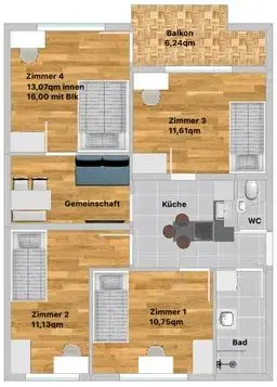2 Zimmer Wohnung mit 10 m² in München – Bild 10