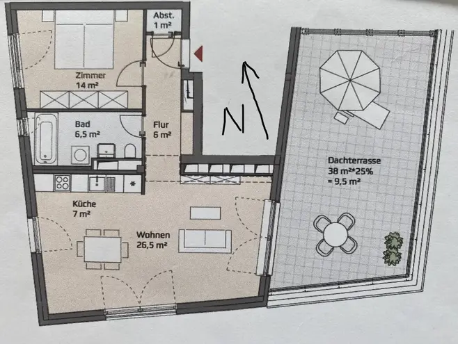2 Zimmer Wohnung mit 71 m² in Hamburg – Bild 11