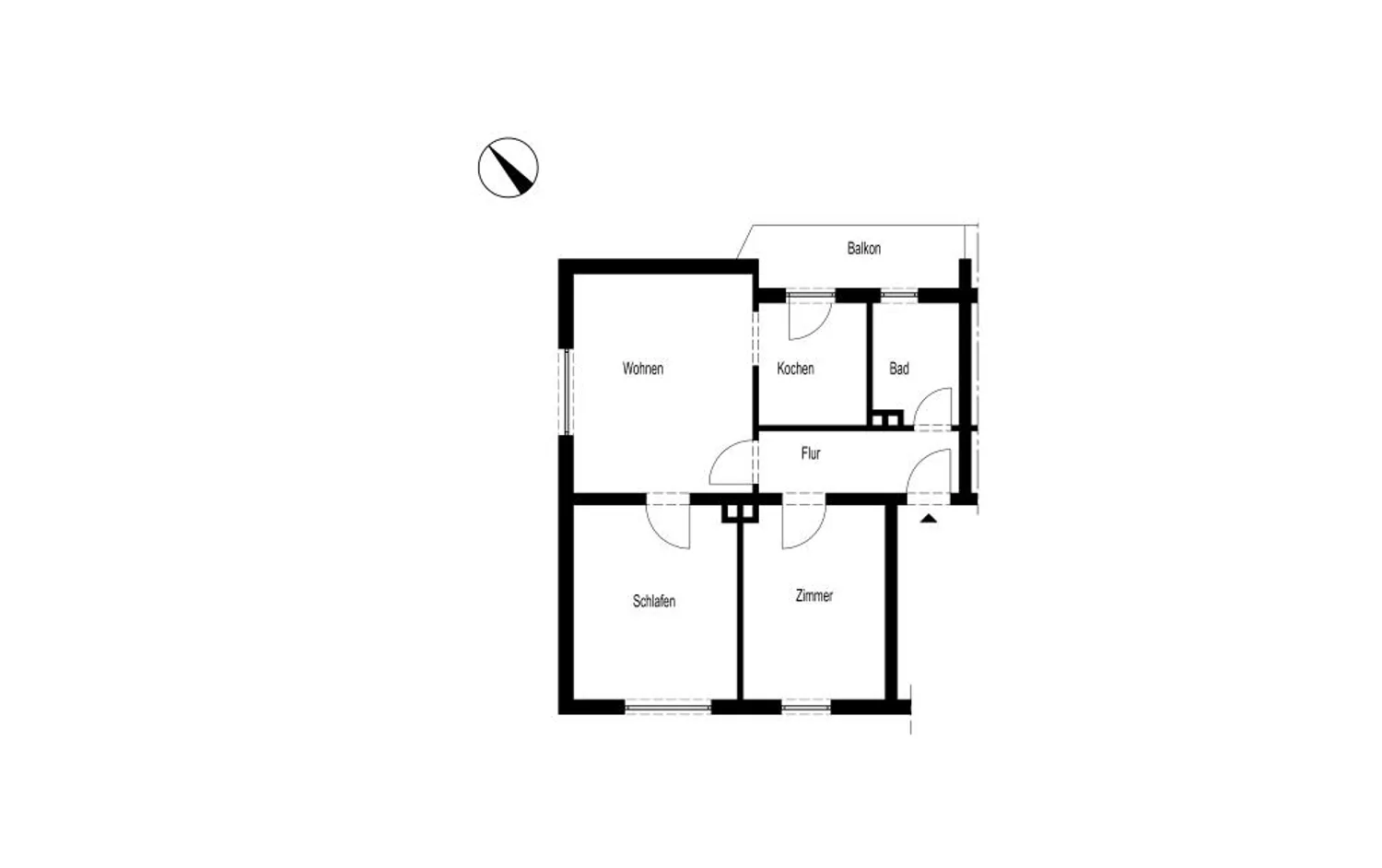 3 Zimmer Wohnung mit 55 m² in Lüdenscheid – Bild 2