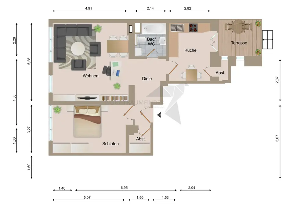 2 Zimmer Wohnung mit 73 m² in Zwickau – Bild 10