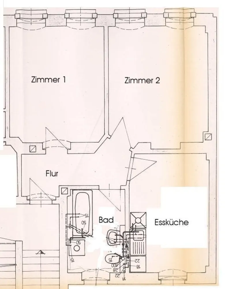 2 Zimmer Wohnung mit 61 m² in Meißen – Bild 3