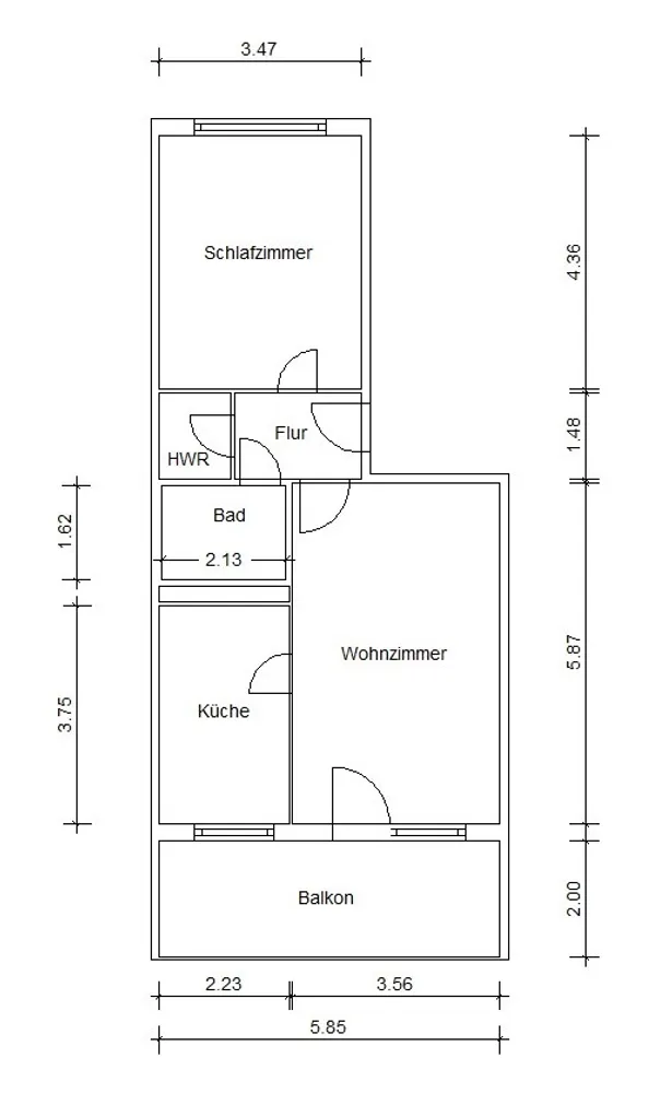 2 Zimmer Wohnung mit 56 m² in Magdeburg – Bild 8