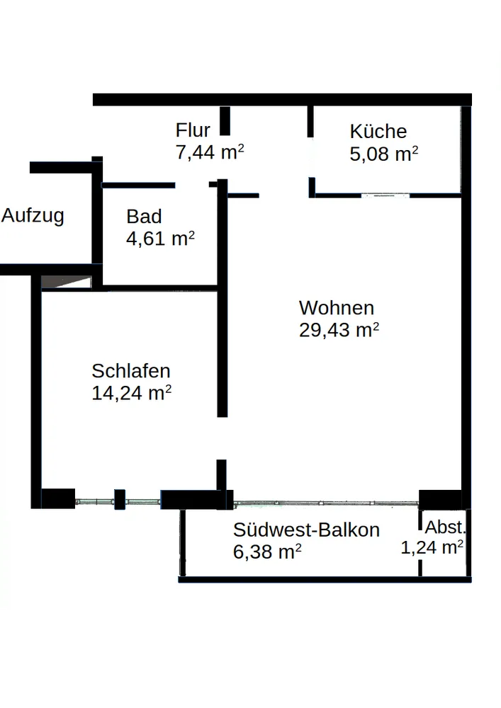 2 Zimmer Wohnung mit 63 m² in Kiel – Bild 9