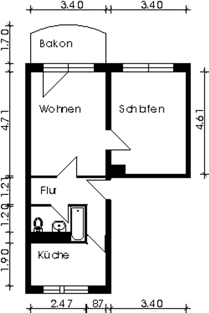 2 Zimmer Wohnung mit 51 m² in Magdeburg – Bild 6
