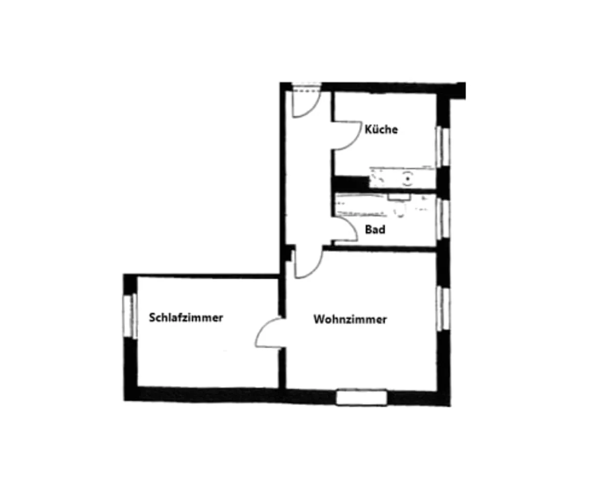 2 Zimmer Wohnung mit 54 m² in Dresden – Bild 2