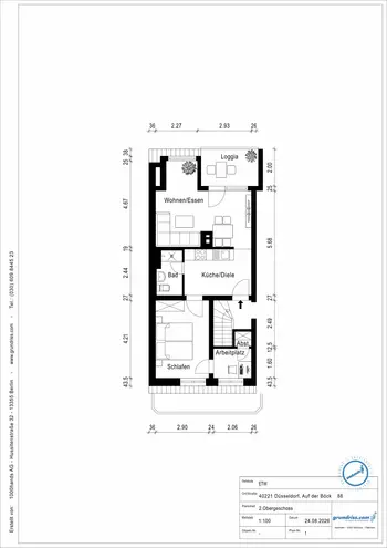 3 Zimmer Wohnung mit 50 m² in Düsseldorf – Bild 10