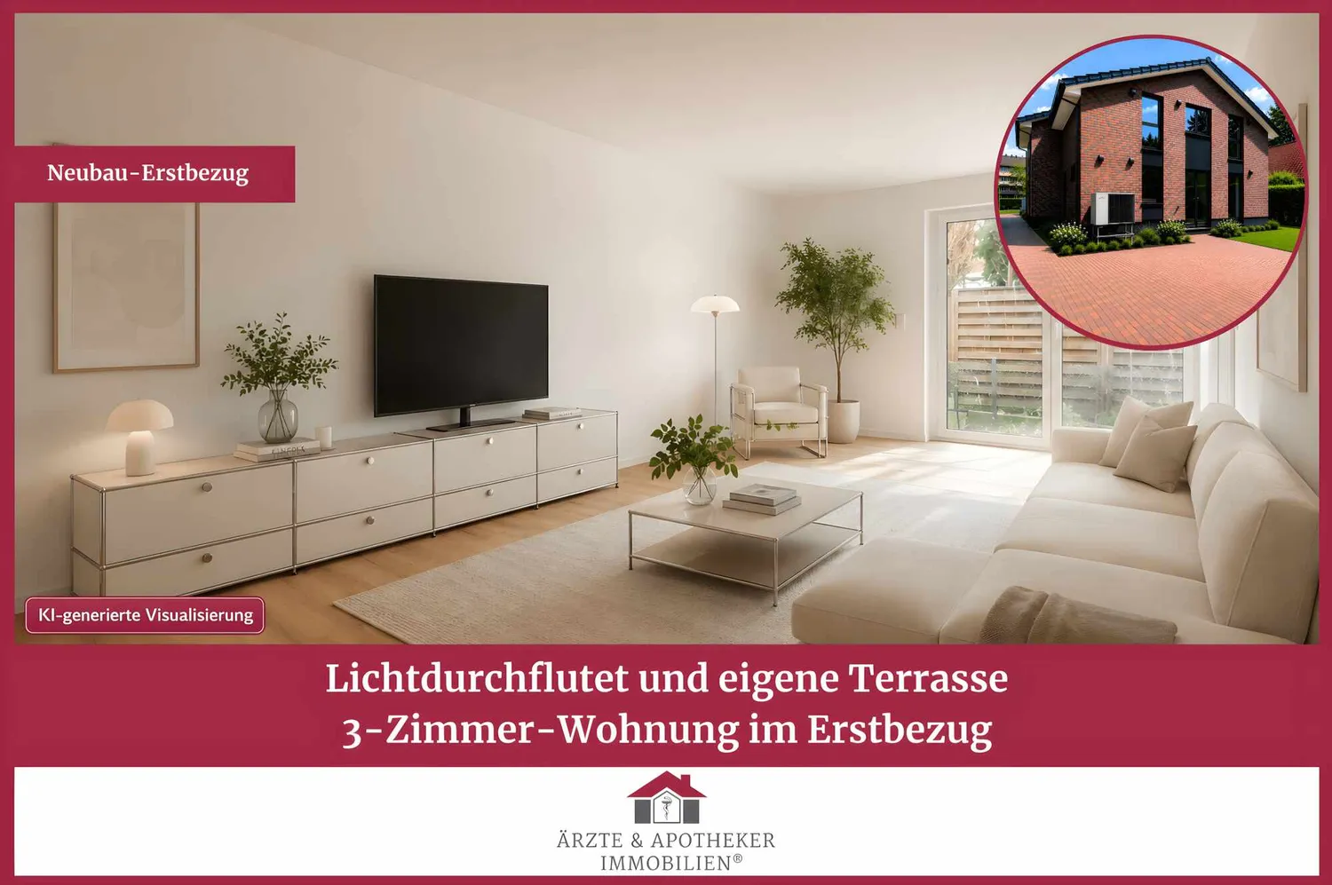 3 Zimmer Wohnung mit 67 m² in Hamburg – Bild 1