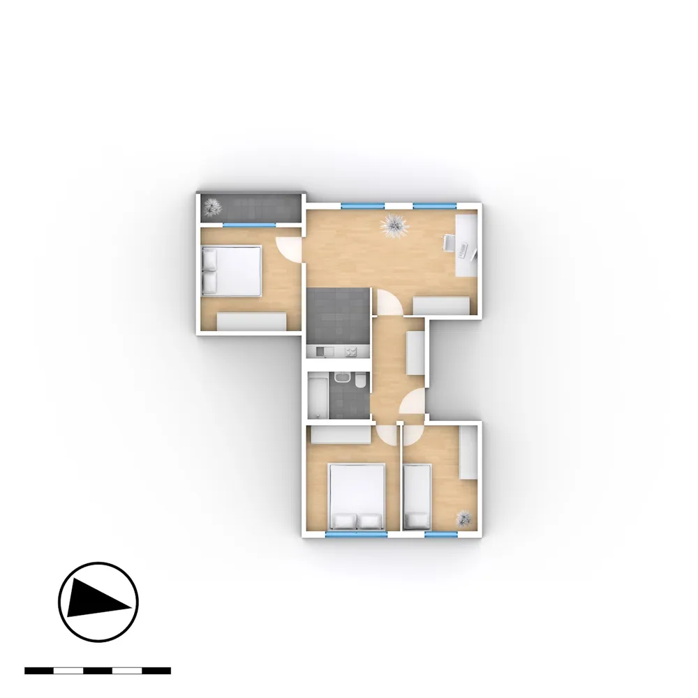 4 Zimmer Wohnung mit 70 m² in Halle (Saale) – Bild 8