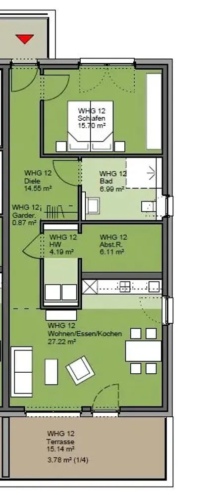2 Zimmer Wohnung mit 80 m² in Viersen – Bild 5