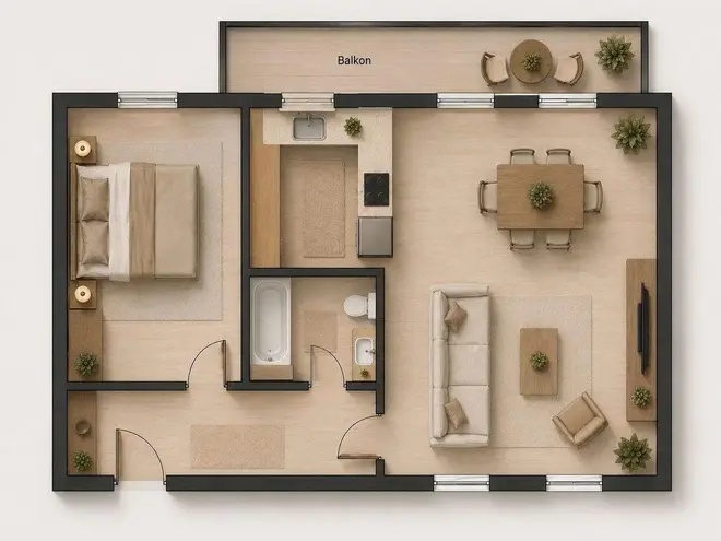2 Zimmer Wohnung mit 55 m² in Berlin – Bild 7