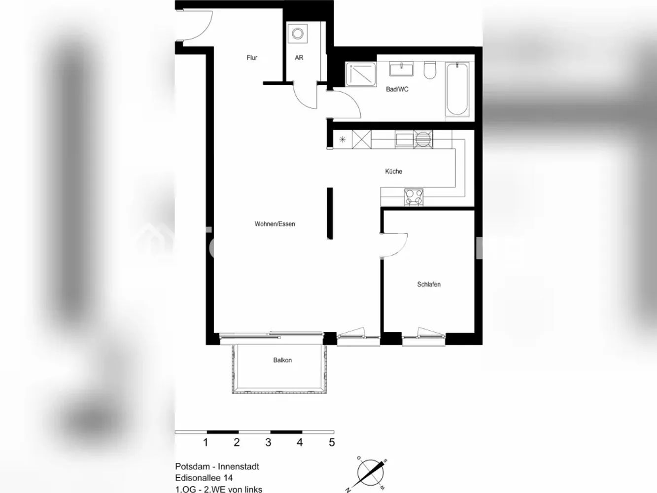 2 Zimmer Wohnung mit 76 m² in Potsdam – Bild 2