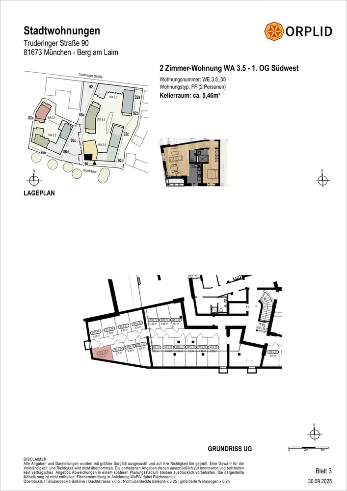 2 room apartment with 64 m² in Munich – Photo 6