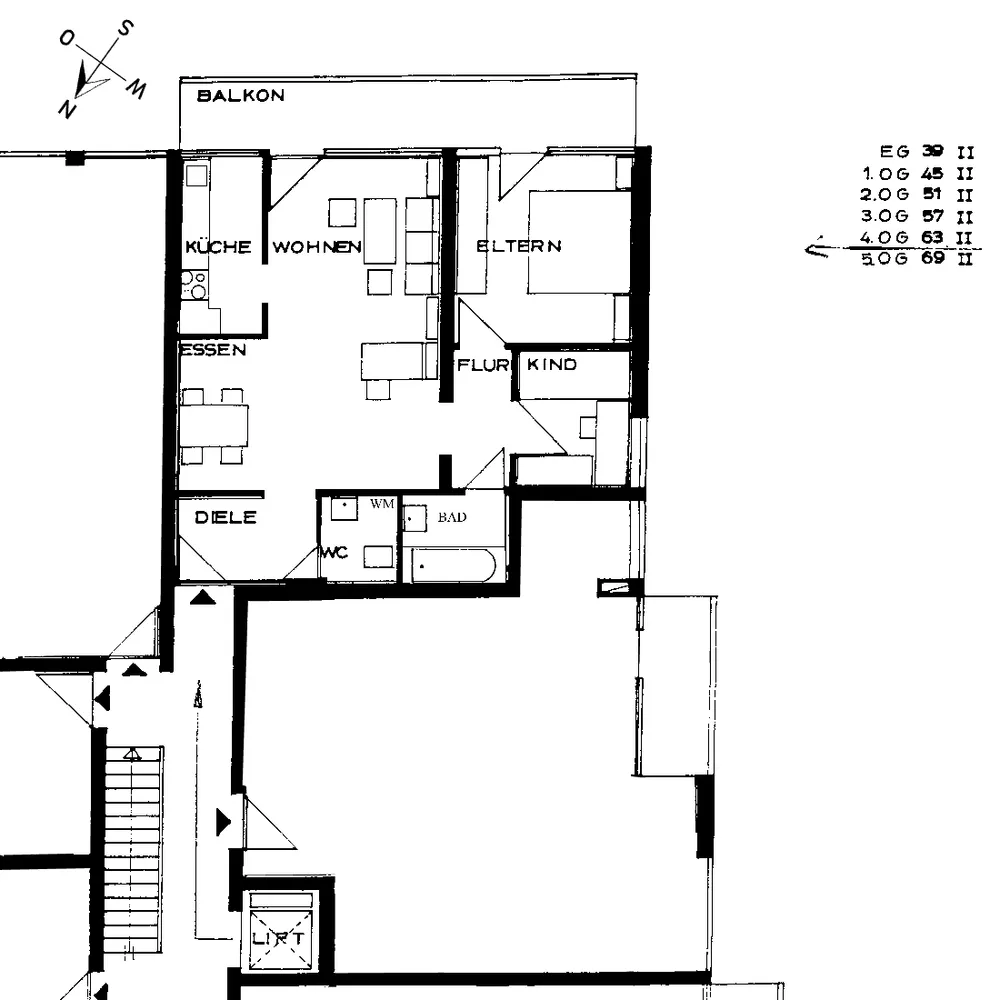 3 Zimmer Wohnung mit 60 m² in Stuttgart – Bild 3