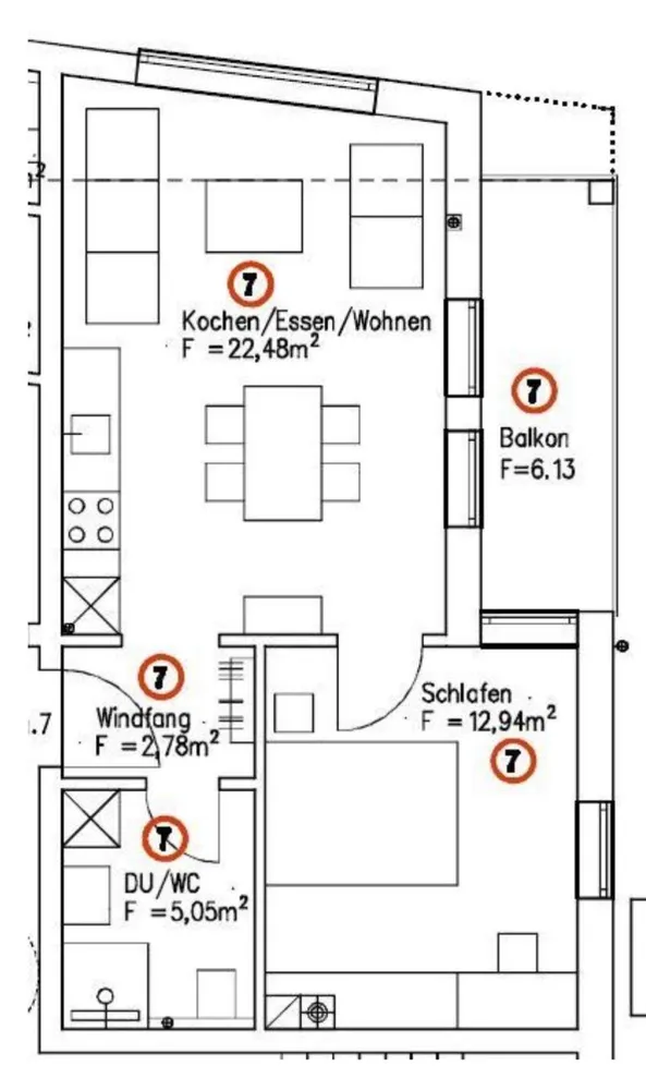 2 Zimmer Wohnung mit 47 m² in Ulm – Bild 7