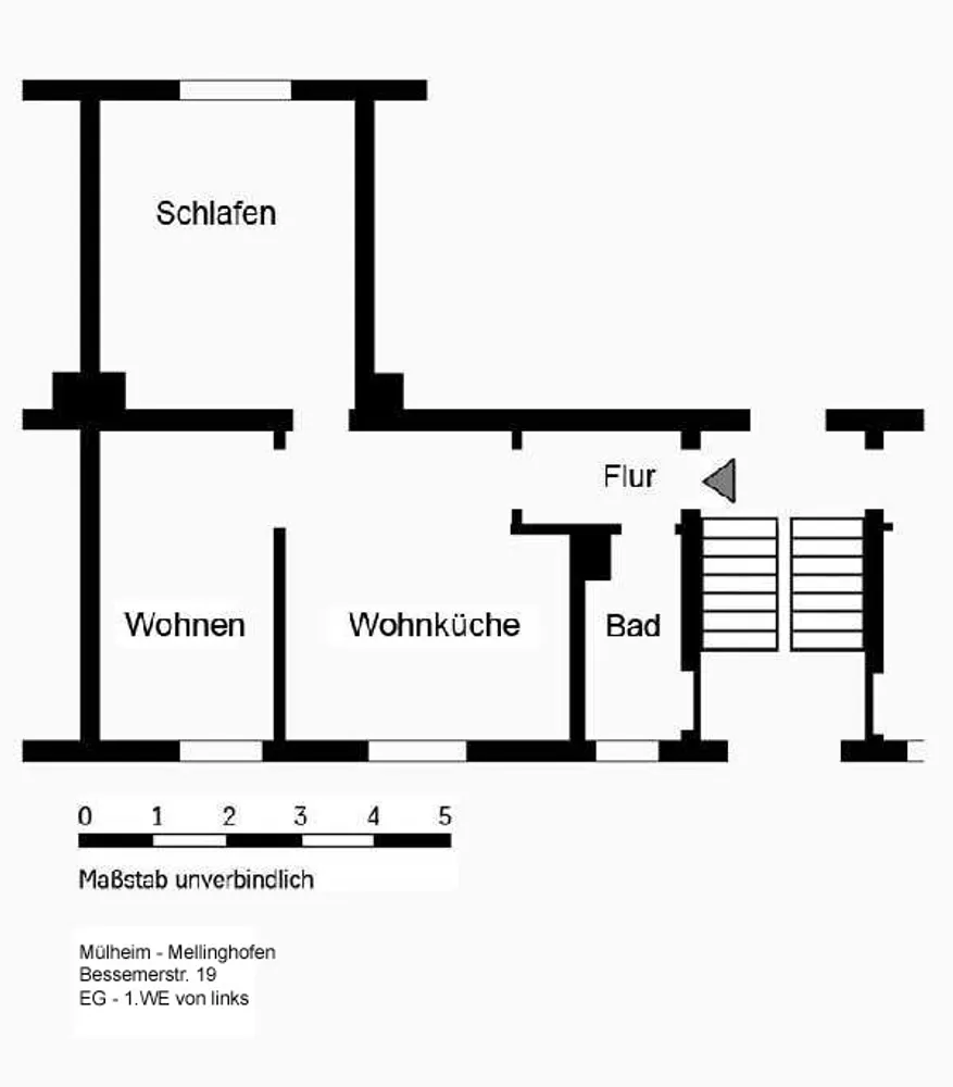2 Zimmer Wohnung mit 46 m² in Mülheim an der Ruhr – Bild 11