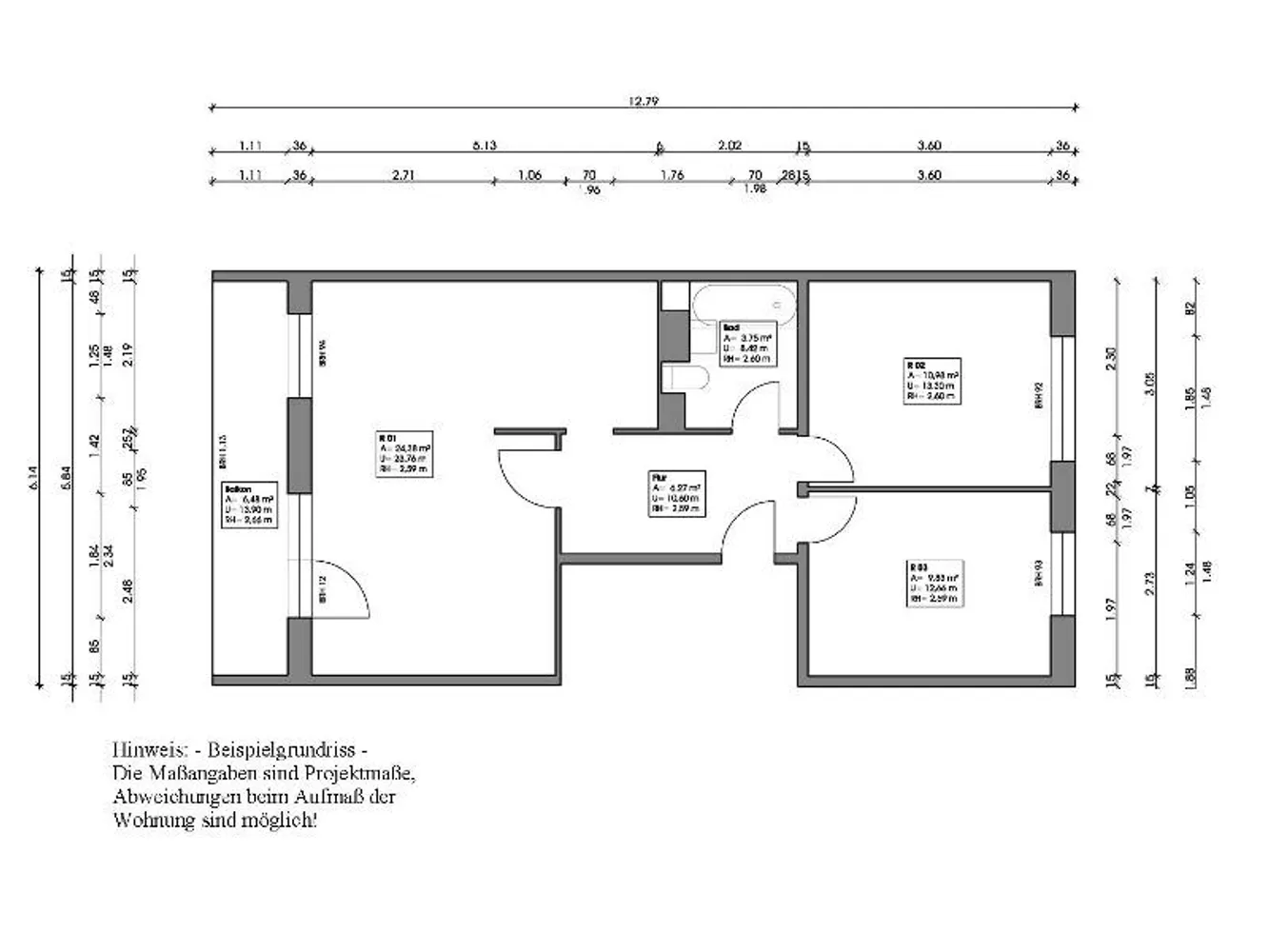 3 Zimmer Wohnung mit 59 m² in Halle (Saale) – Bild 5