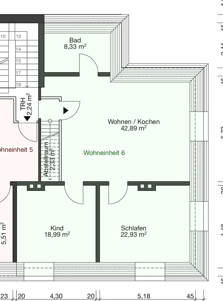 3 Zimmer Wohnung mit 87 m² in Kempten (Allgäu) – Bild 2