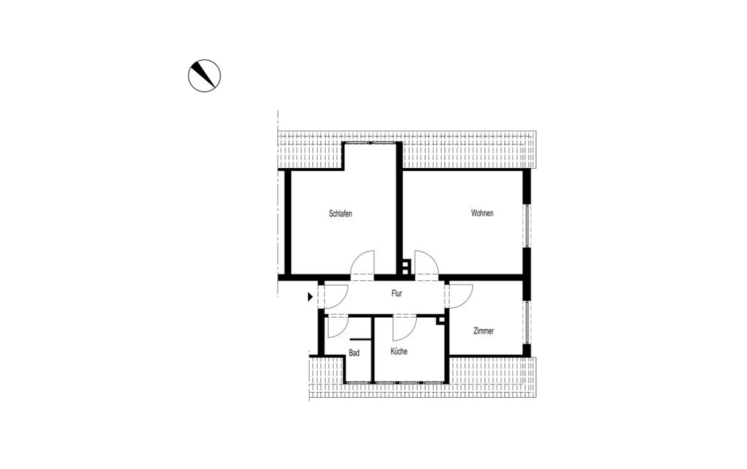 3 Zimmer Wohnung mit 60 m² in Lüdenscheid – Bild 2