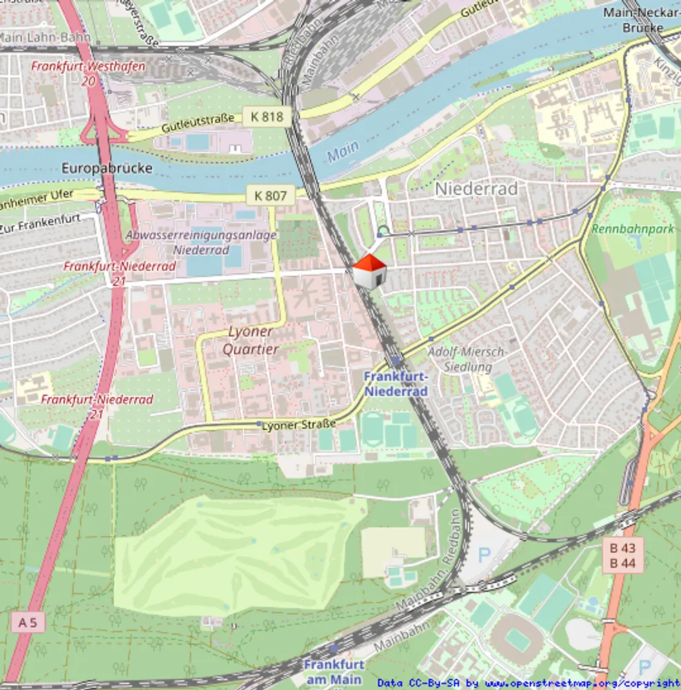 2 Zimmer Wohnung mit 50 m² in Frankfurt am Main – Bild 11