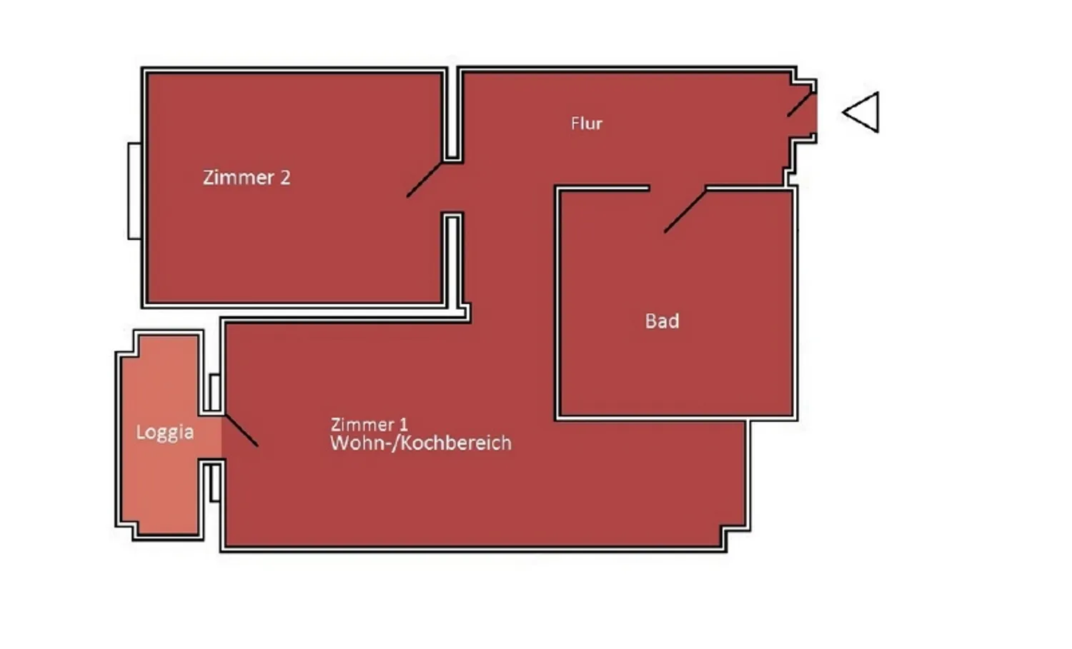 2 Zimmer Wohnung mit 54 m² in Hamburg – Bild 3