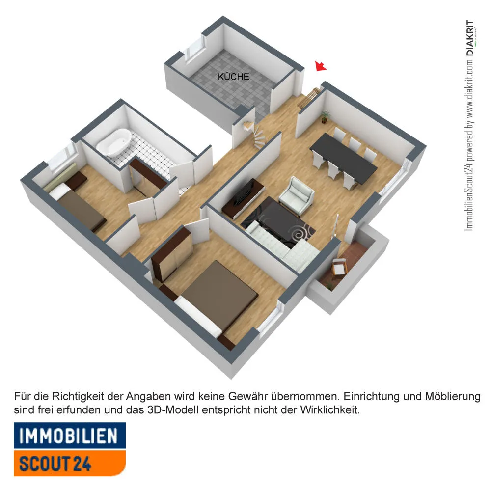 4 Zimmer Wohnung mit 101 m² in Darmstadt – Bild 5