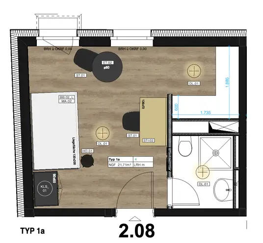 1 Zimmer Wohnung mit 22 m² in Berlin – Bild 7
