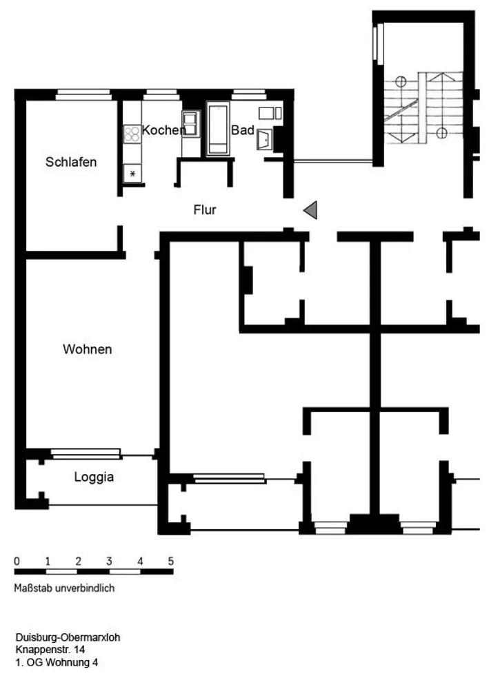 3 Zimmer Wohnung mit 60 m² in Duisburg – Bild 7