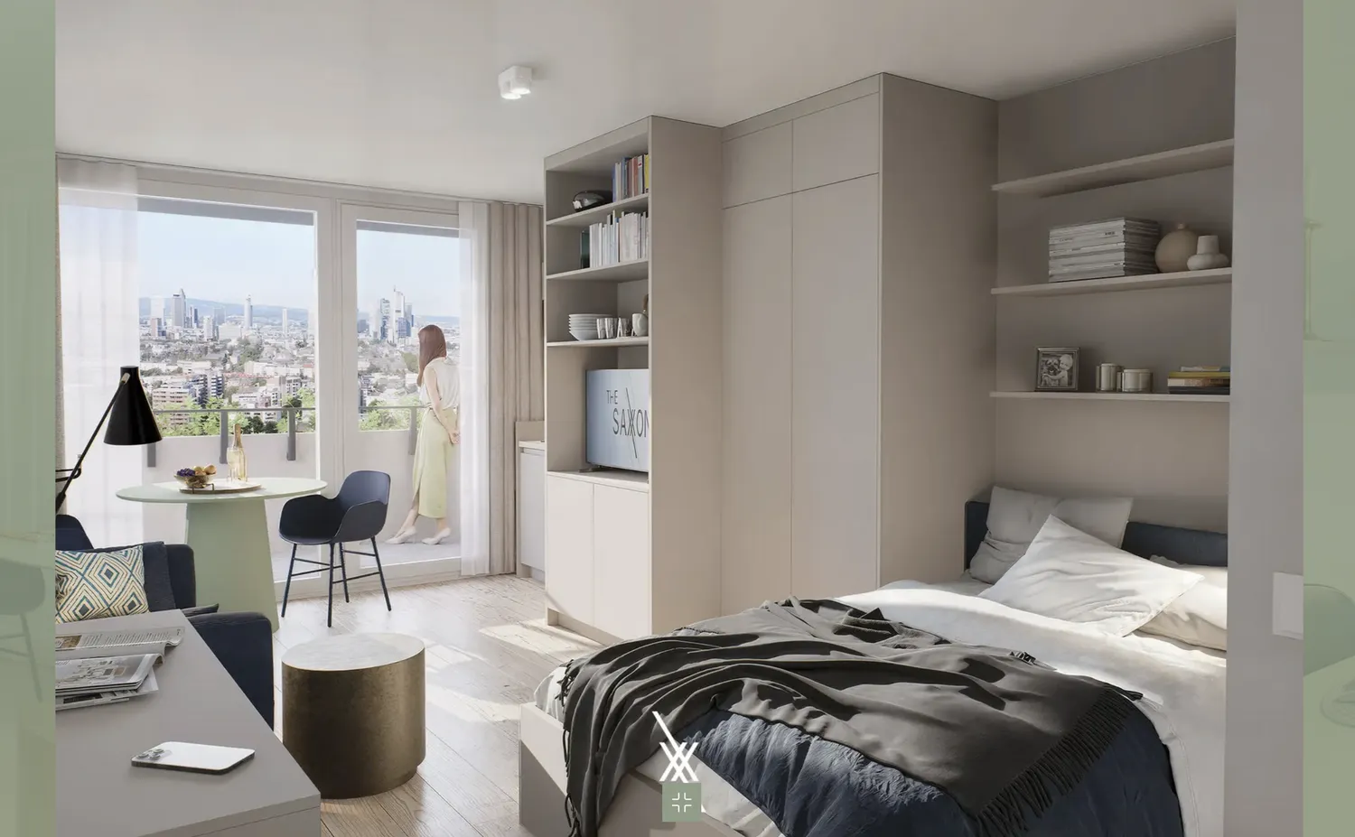 1 Zimmer Wohnung mit 29 m² in Frankfurt am Main – Bild 1