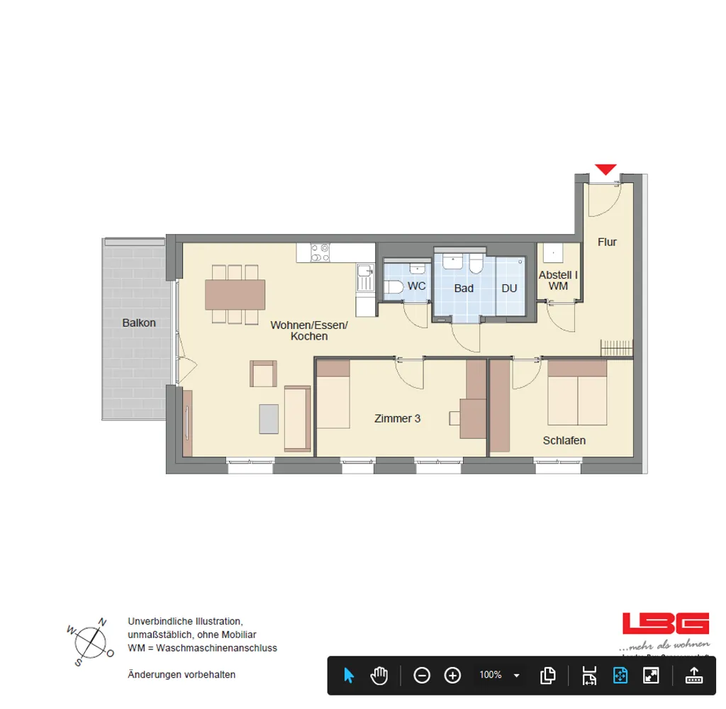 3 Zimmer Wohnung mit 92 m² in Schwäbisch Gmünd – Bild 6