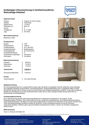 3 Zimmer Wohnung mit 86 m² in Leipzig – Bild 11