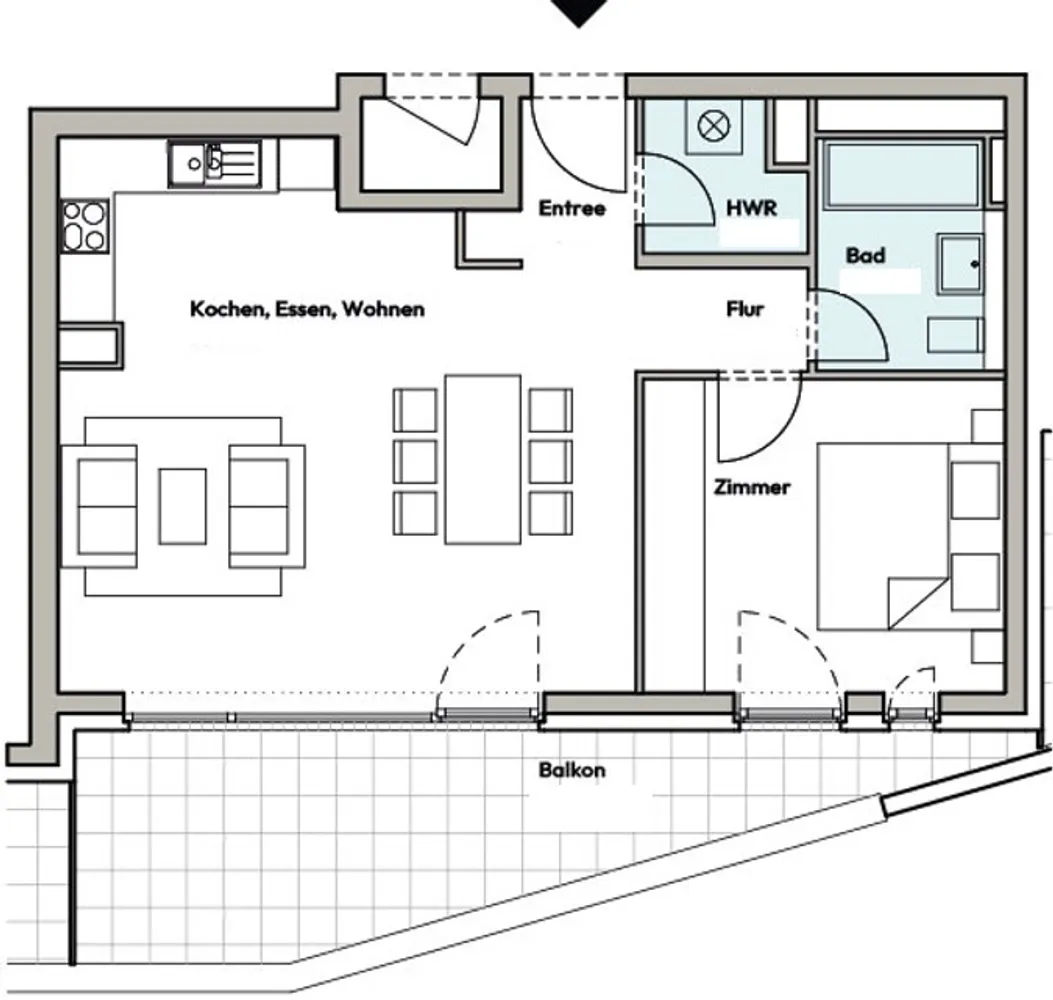 2 Zimmer Wohnung mit 68 m² in Frankfurt am Main – Bild 10