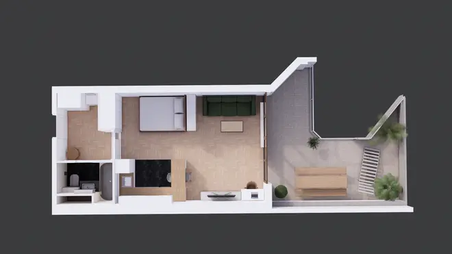 1 Zimmer Wohnung mit 48 m² in Nürnberg – Bild 2