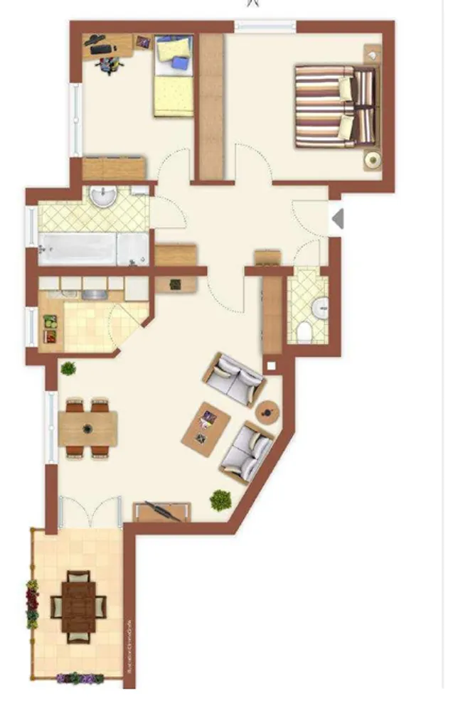 3 room apartment with 71 m² in Aalen – Photo 2