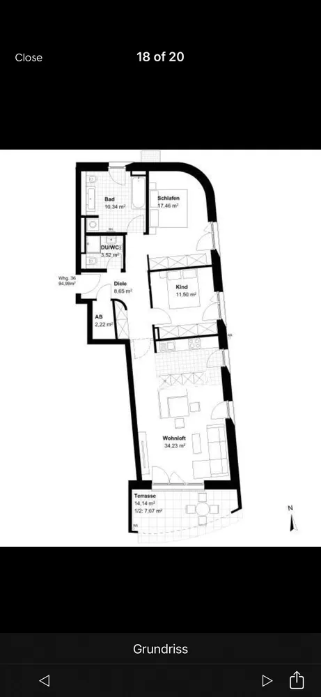 3 Zimmer Wohnung mit 95 m² in München – Bild 8