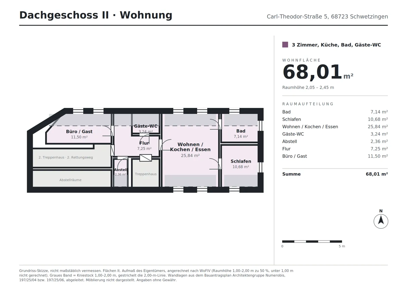 3 Zimmer Wohnung mit 68 m² in Schwetzingen – Bild 6