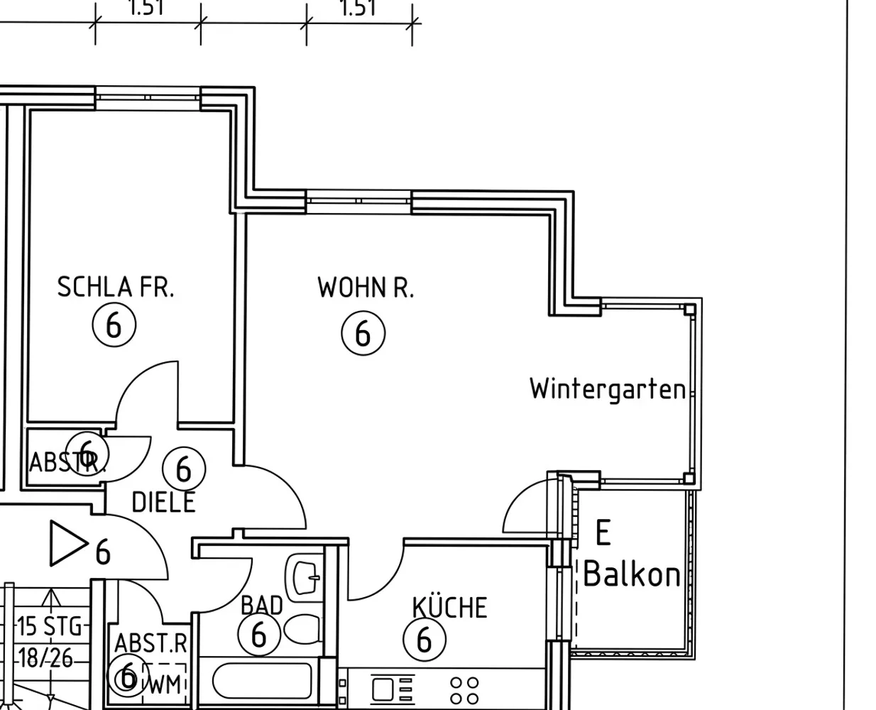 2 Zimmer Wohnung mit 57 m² in Bautzen – Bild 2