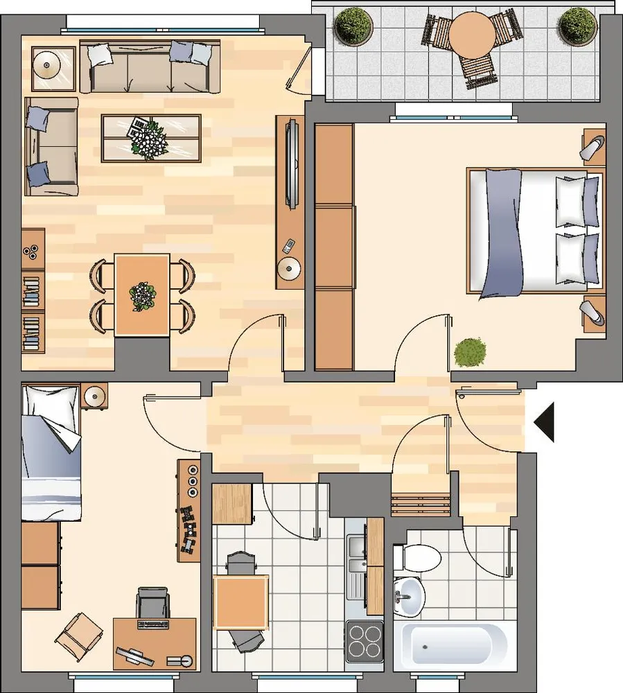 4 Zimmer Wohnung mit 68 m² in Gelsenkirchen – Bild 5