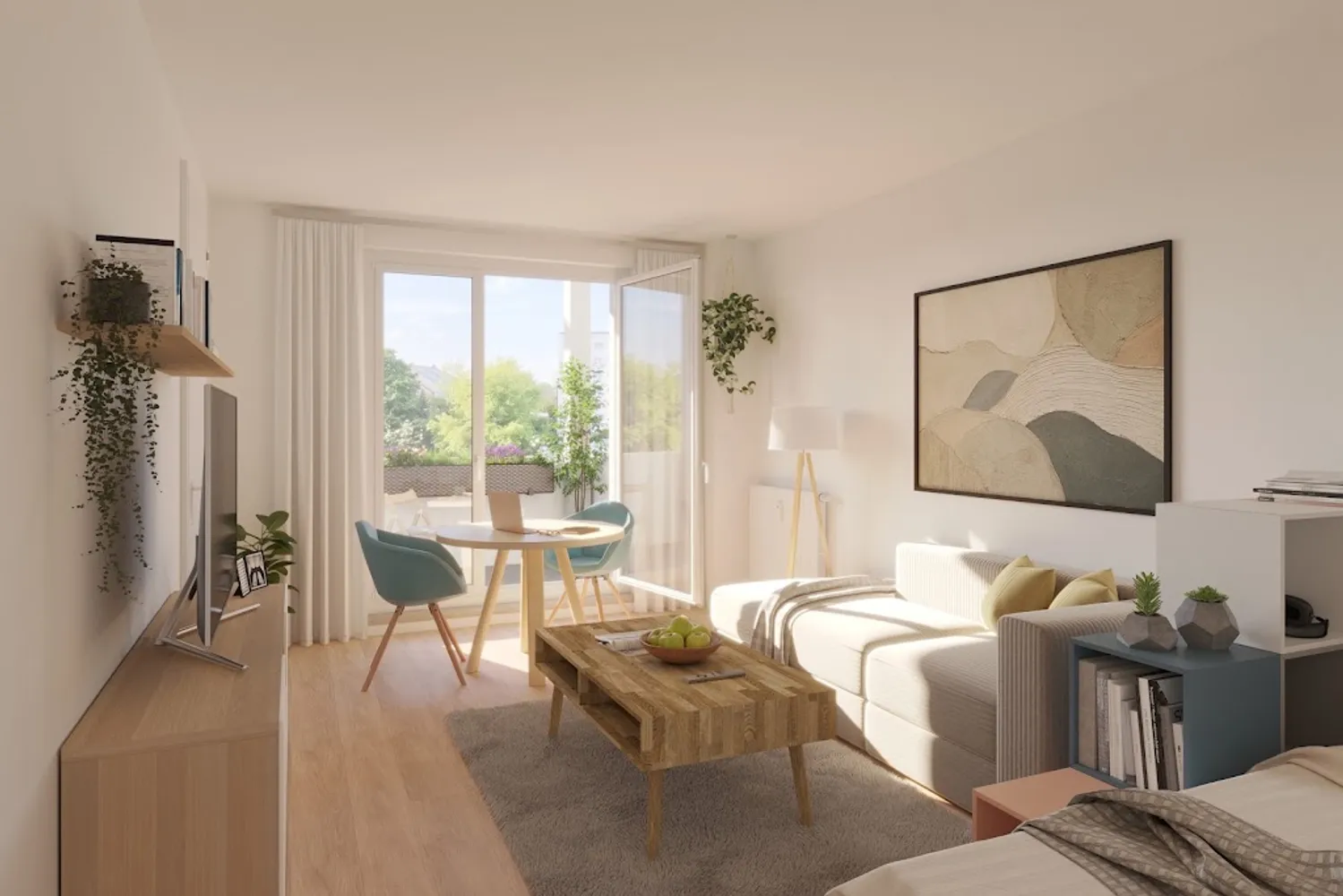1 room apartment with 35 m² in Magdeburg – Photo 1