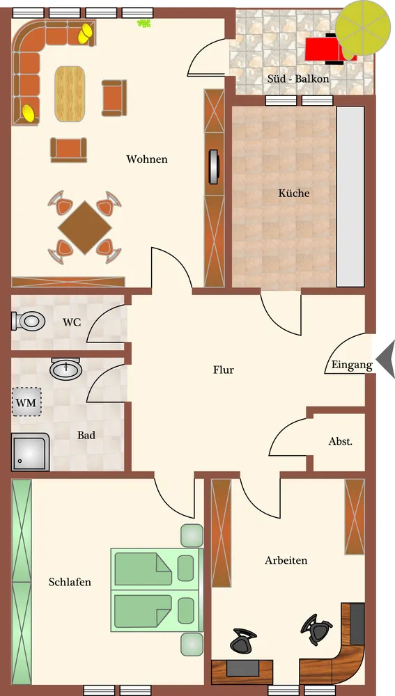 3 room apartment with 76 m² in Munich – Photo 7