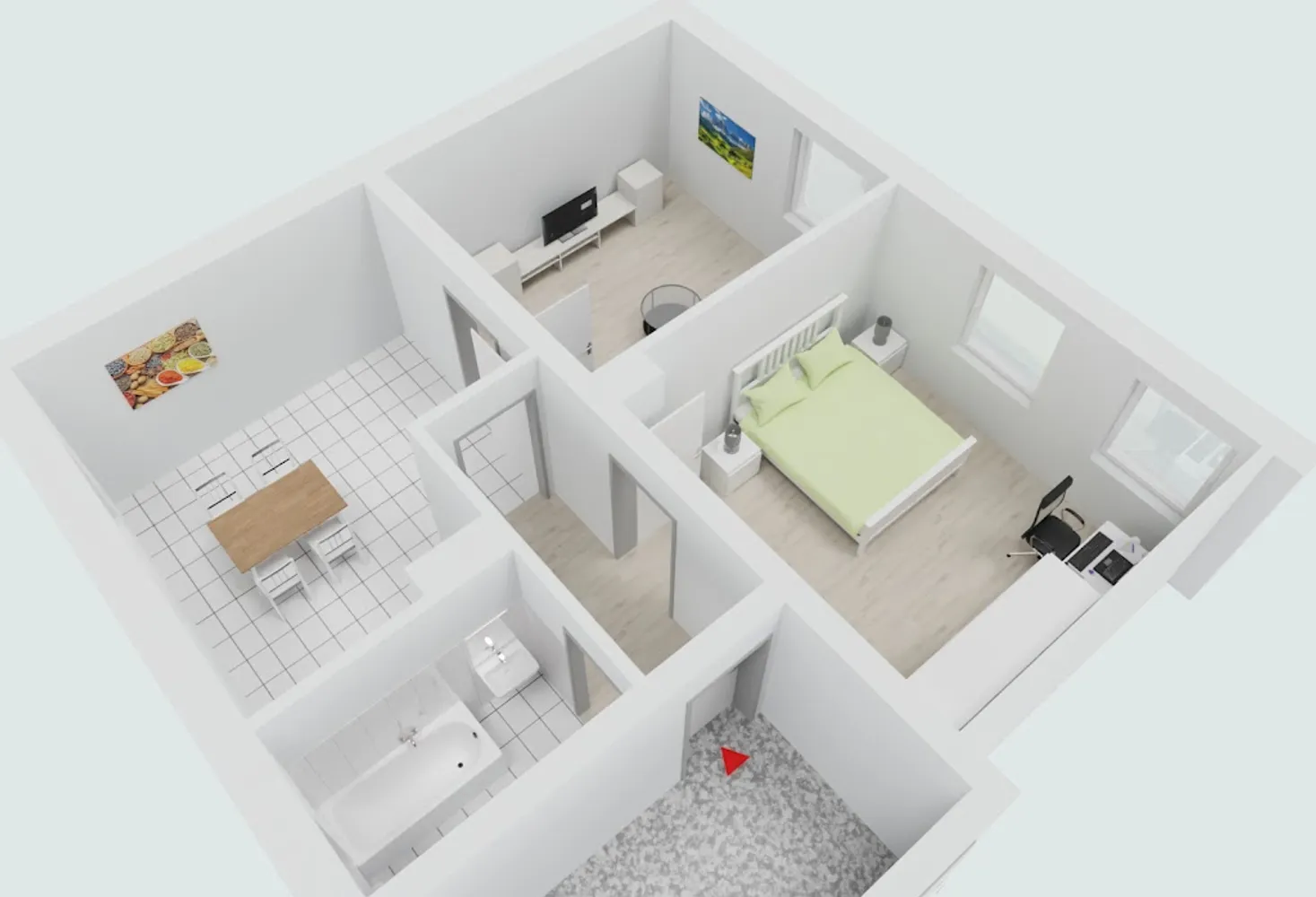 2 Zimmer Wohnung mit 59 m² in Essen – Bild 10