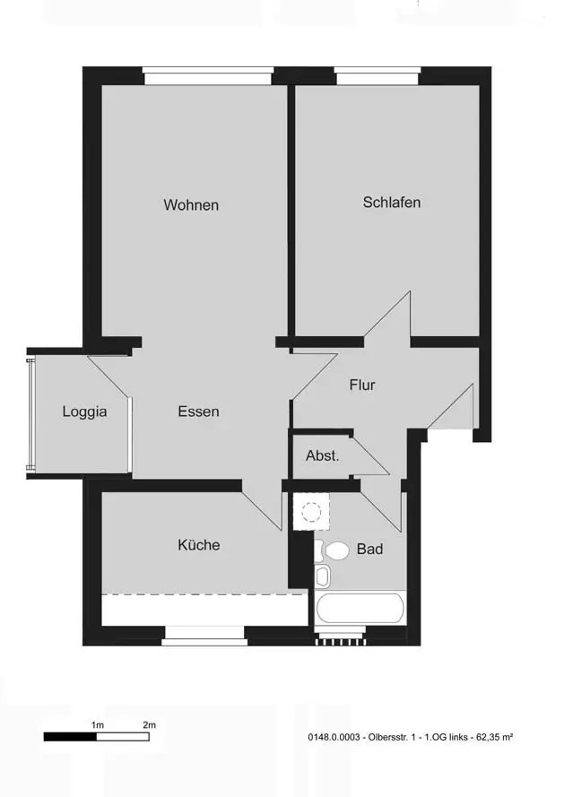2 Zimmer Wohnung mit 62 m² in Hannover – Bild 9