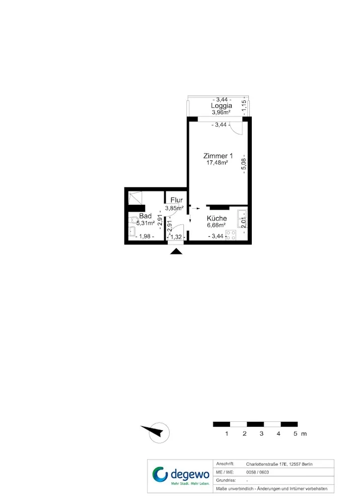 1 Zimmer Wohnung mit 35 m² in Berlin – Bild 6