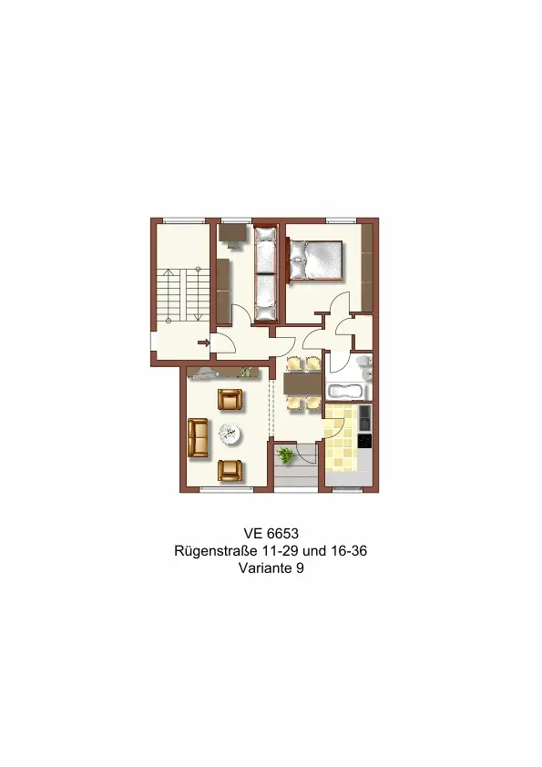 3 Zimmer Wohnung mit 70 m² in Duisburg – Bild 3