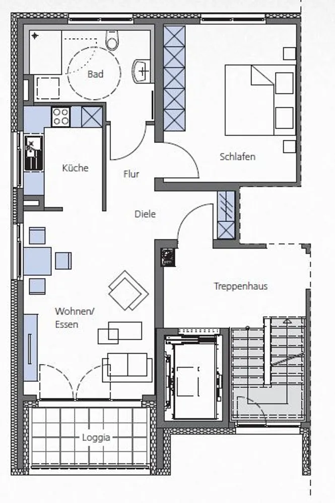 2 Zimmer Wohnung mit 60 m² in Aalen – Bild 6