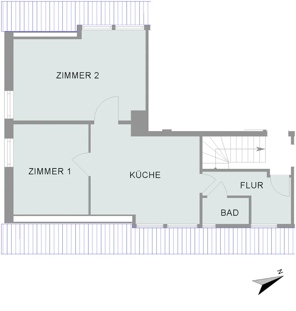 2 Zimmer Wohnung mit 37 m² in Bremen – Bild 2