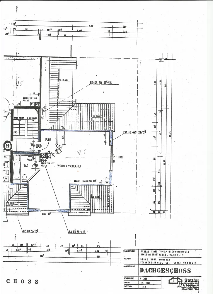 1 Zimmer Wohnung mit 46 m² in Mannheim – Bild 12