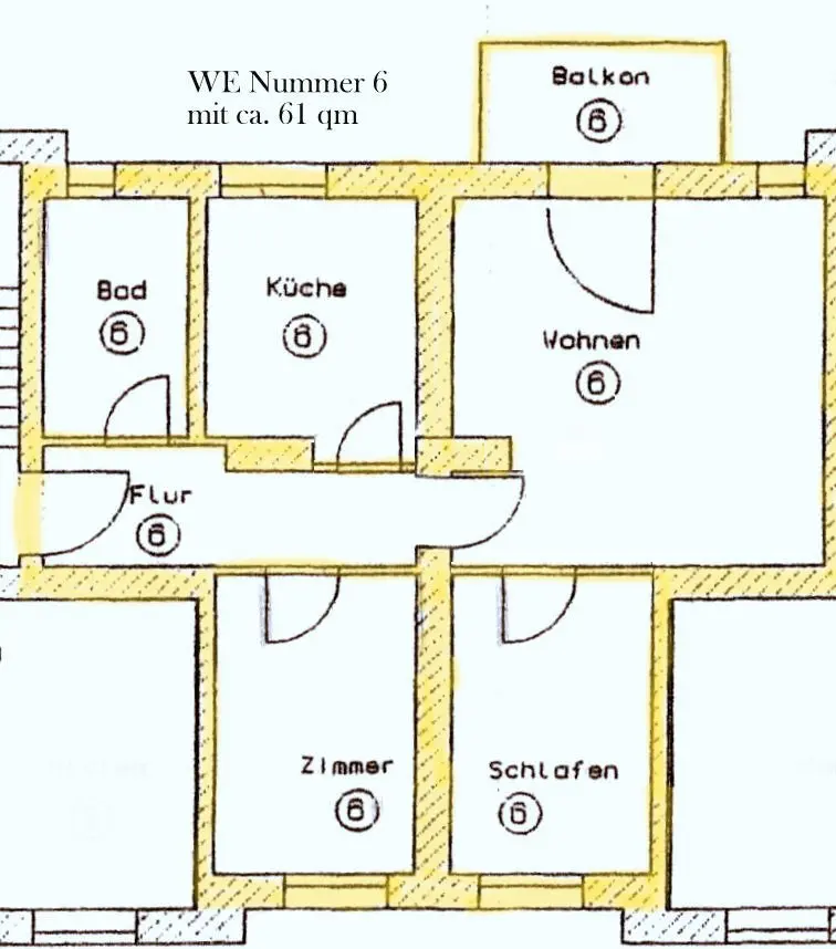 3 Zimmer Wohnung mit 61 m² in Delitzsch – Bild 5