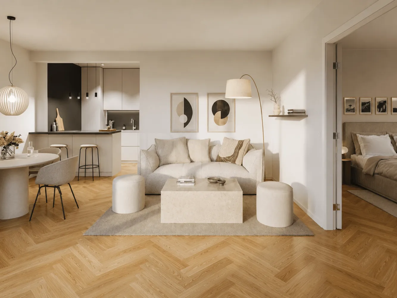 2 room apartment with 50 m² in Berlin – Photo 1