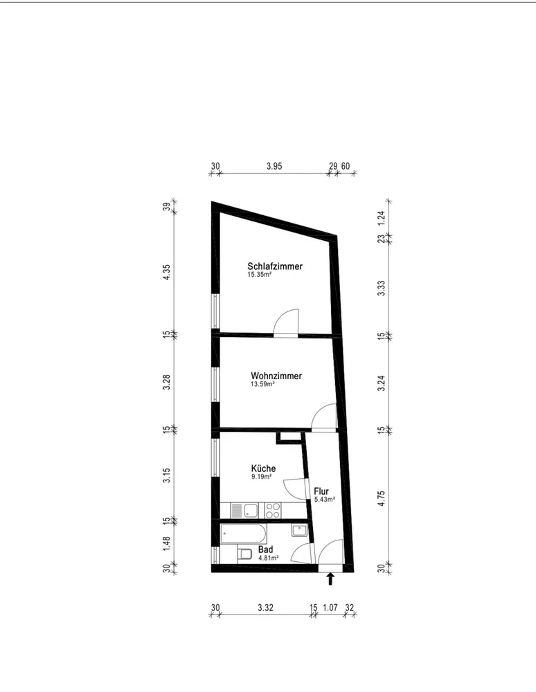 2 Zimmer Wohnung mit 50 m² in Augsburg – Bild 10